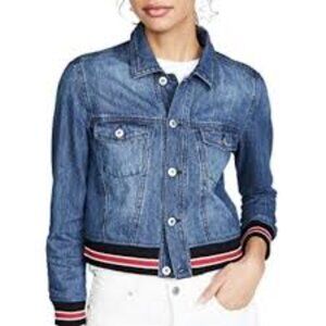 BB Dakota Denim Bomber Jacket Size L